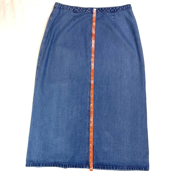 Charter Club Maxi Denim Skirt- Size 16 - Picture 7 of 12